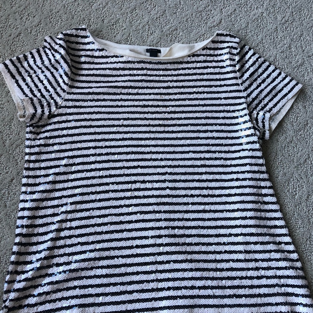 J CREW SEQUIN SHIRT